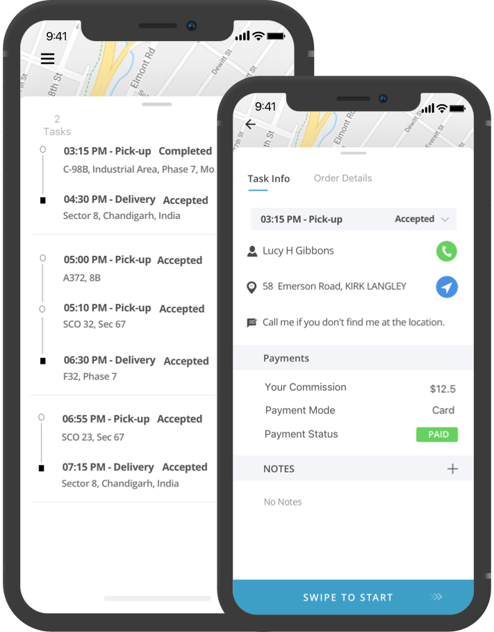 Delivery Agent App