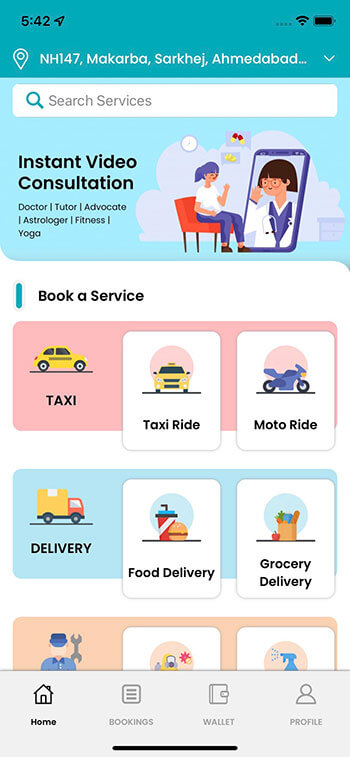 Landing Screen